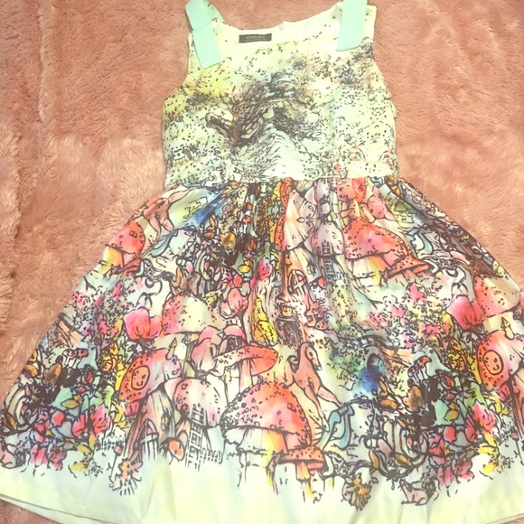 Choices Dresses & Skirts - Fairytale print dress. Never worn
